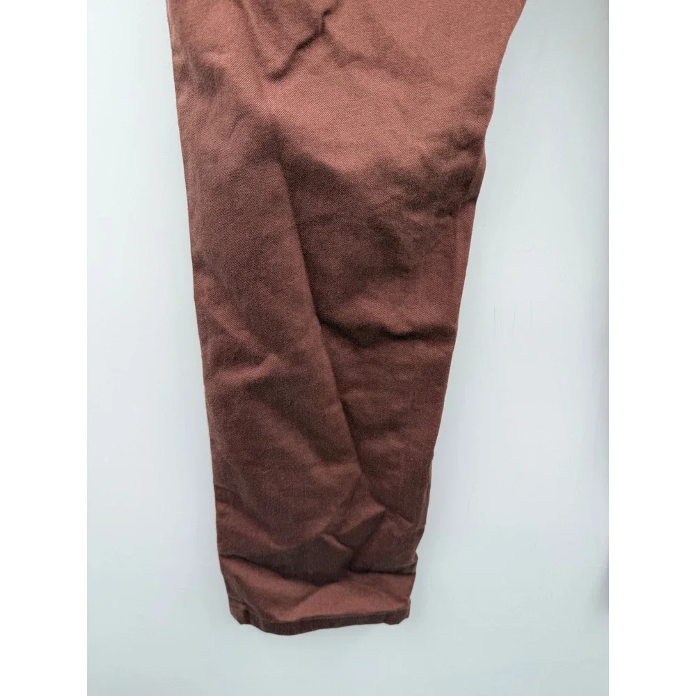 Prana Kayla High Rise Jeans Women's 10 Brown Burgundy Stretch Casual Denim Style